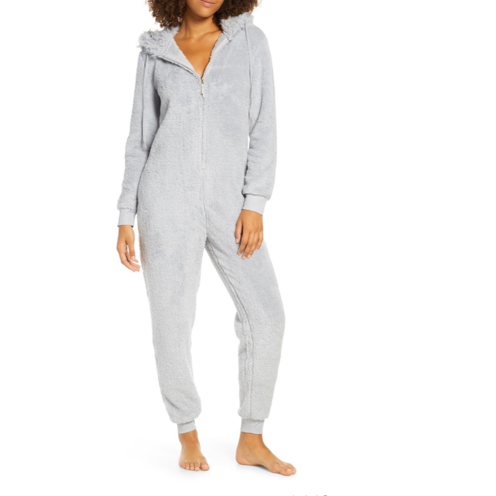 Snowed In Zip Hooded Jumpsuit
